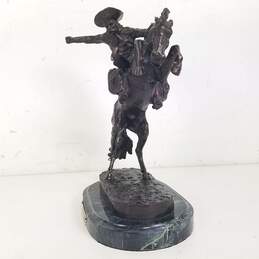 Bronco Buster By Frederic Remington 15 in H Bronze Sculpture alternative image