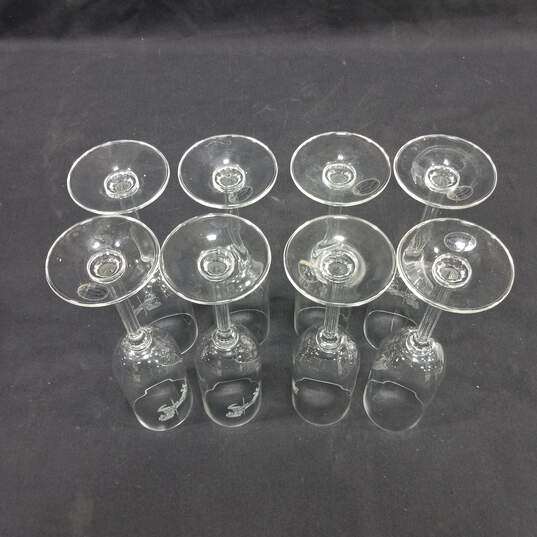 Bundle of 8 Wine Crystal Glasses image number 4