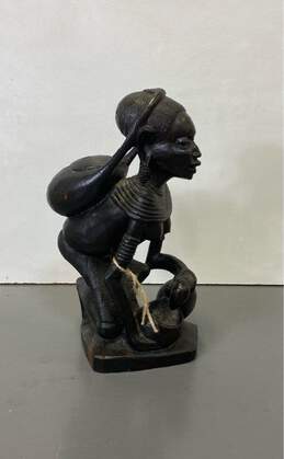 Wooden Sculpture Hand Carved African Woman Sculpture alternative image