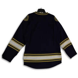 Mens Navy Blue Gold Notre Dame Fighting Irish Ice Hockey Jersey Size Large alternative image