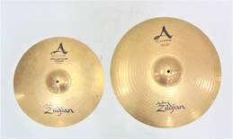 Zildjian A Custom 16 inch Projection Crash & 20 inch Ping Ride Cymbals