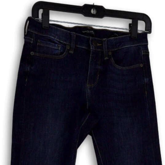 Womens Blue Denim Medium Wash Pockets Regular Fit Skinny Leg Jeans Size 26 image number 3