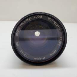 Vivitar 28-85mm f/3.5-4.5 Multicoated Macro-Focusing Zoom Lens For Parts/Repair