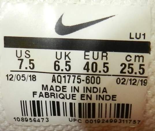 Nike Ebernon Low University Red White Men's Shoe Size 7.5 image number 7