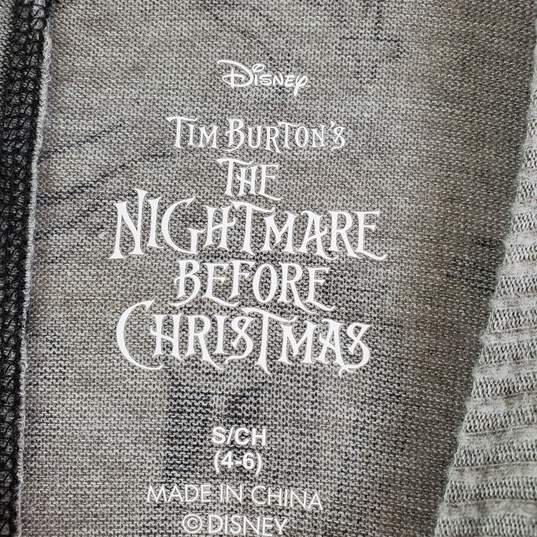 Disney Nightmare Before Christmas Women Grey Sleepwear Top S NWT image number 3