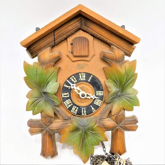 VNTG Schatz Brand 8-Day Model Wooden Cuckoo Clock (Parts and Repair) image number 5