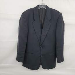 Giorgio Armani Le Collezion Men's Dark Gray Wool Blend Suit Jacket Size 38 - AUTHENTICATED