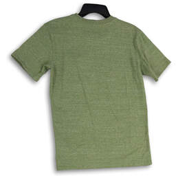 Womens Green Crew Neck Short Sleeve Loose Fit Pullover T-Shirt Size S (4-6) alternative image