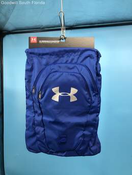 Under Armour Mens Blue Inner Divider Zipper Adjustable Strap Snack Backpack