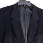 Mens Gray Notch Lapel Long Sleeve Single Breasted Two Button Blazer Sz 44R image number 3
