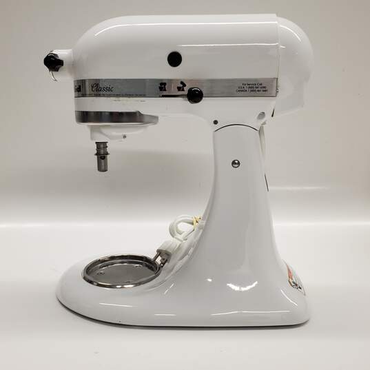 Buy the KitchenAid Classic 10 Speed Tilt-Head Stand Mixer With Bowl And  Attachments - Model No. K45SSWH - Powers On
