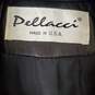 Pellacci Men Black Italian Leather Jacket Sz 2XL image number 2
