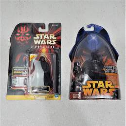 Lot of 2 Star Wars Figures Revenge of the Sith and Episode 1