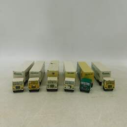 VNTG Ralstoy and Mar Tar Brand Metal Semi/Tractor Trailer Trucks (Set of 6)