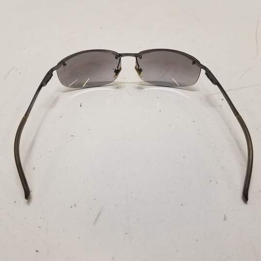 Fossil Silver Browline Mirrored Sunglasses image number 7