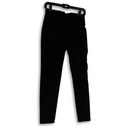 Womens Black Denim Dark Wash Pockets Regular Fit Skinny Leg Jeans Size 9 alternative image