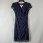Joseph Ribkoff Women's Blue Floral Dress SZ 4 image number 1