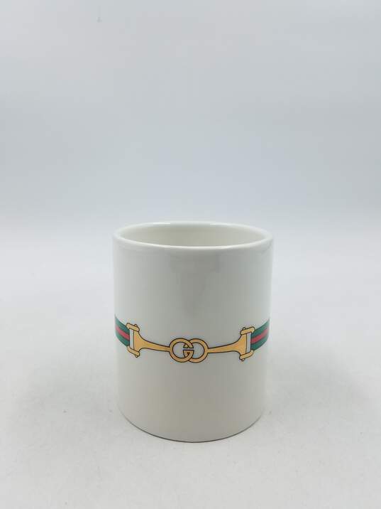 Authentic Gucci Horsebit White Mug Cup image number 1