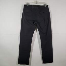 Mens Regular Fit Flat Front Slash Pockets Straight Leg Chino Pants Size 34X34 alternative image