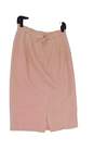 Womens Pink Flat Front Casual Pencil Skirt Size Small image number 1
