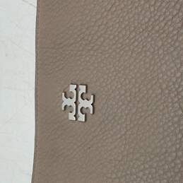 Tory Burch Womens Gray Leather Adjustable Chain Strap Shoulder Bag Purse alternative image