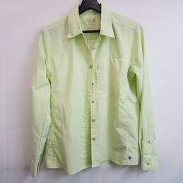 Mint green Mountain Hardware technical button up shirt women's S