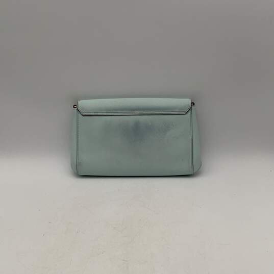 Kate Spade Womens Laurel Way Winni Misty Light Blue Leather Wallet Crossbody Bag image number 3
