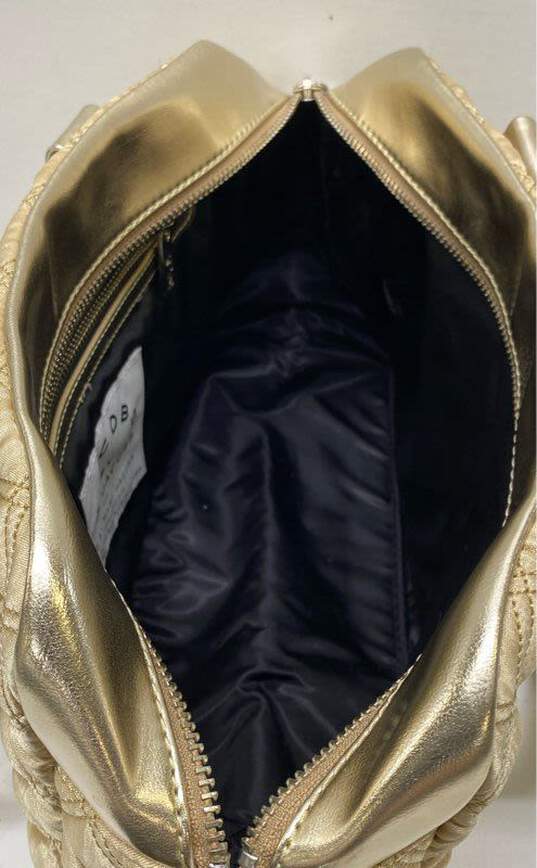 Jacobs by Marc Jacobs Nylon Quilted Bruna Shoulder Bag Gold Metallic image number 5