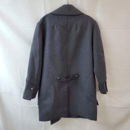 Size Medium Carbon Color Wool Long Coat - Tags Attached alternative image