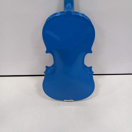Mendini By Cecilio MV-Blue Violin In Case image number 4