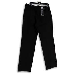 NWT Mens Black Flat Front Pockets Straight Leg Chino Pants Size 38x34 alternative image