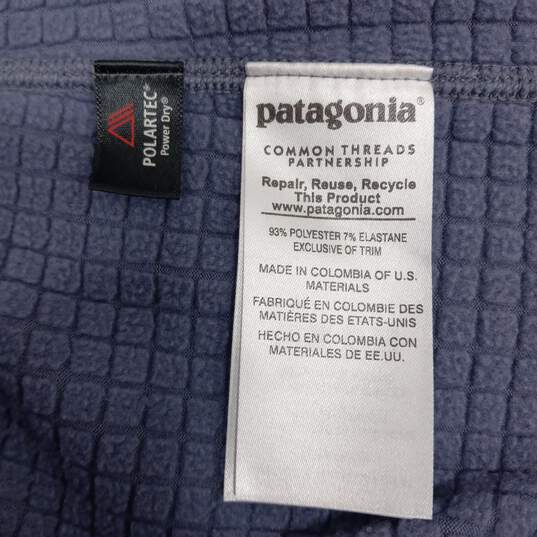 Patagonia Women's Blue Purple Mock Neck Pullover Jacket Size S image number 5