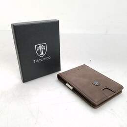 Brown Nubuck Leather Wallet