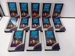 Bundle of 13 Assorted Star Trek The Next Generation VHS Tapes