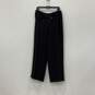 Armani Collezioni Womens Black Flat Front Pull On Ankle Pants Size 10 image number 1