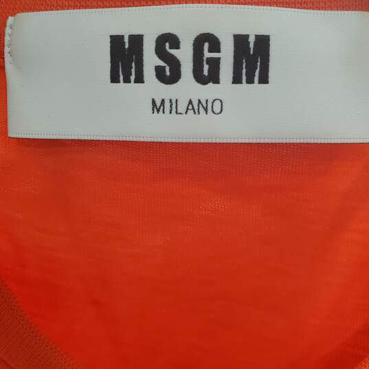 MSGM Women Coral Blouse Sz XS image number 1