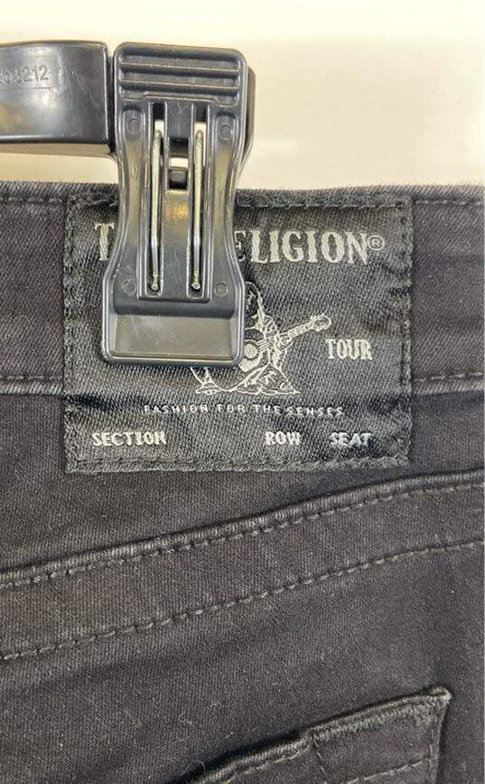 True Religion Black Mid Rise Skinny Jeans - Size 30 image number 5