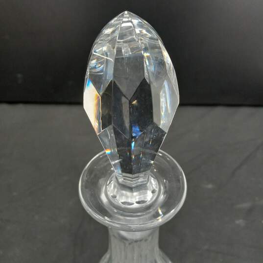 vintage Crystal Decanter with stopper image number 4