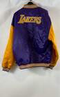 NBA Men's Purple/Gold Satin LA Lakers Jacket- 3XL image number 2