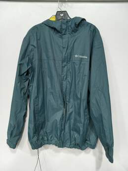 Columbia  Omni-Tech Women's Blue Rain Jacket Size L