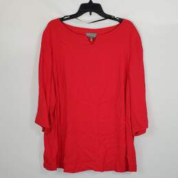 Selection Women Red Blouse Sz 20/22 NWT