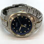 Designer Fossil Blue AM-3305 Silver-Tone Stainless Steel Analog Wristwatch image number 3