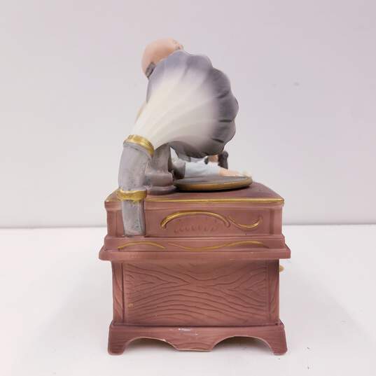 Vintage Ardalt  Japan Ceramic Figure  Music Box Grandpa image number 4