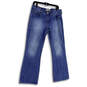 Womens Blue 526 Slender Denim Medium Wash Stretch Bootcut Jeans Size 12 image number 1