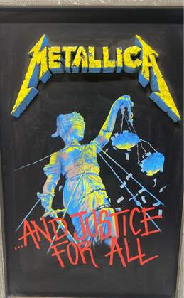Framed Album Art - Metallica "And Justice For All" alternative image
