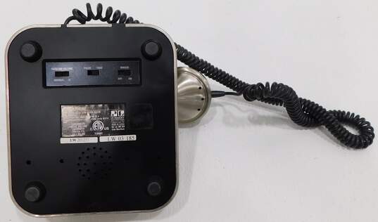 Vintage Grand Phone Corded Push Button with Flash Redial Metallic Silver image number 5