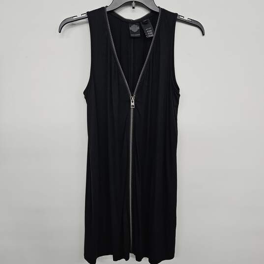 Black Zipper Dress image number 1