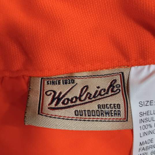 Woolrich Men's Thinsulate Insulated Orange Hunting Pants Size XL image number 3