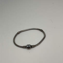 Designer Pandora 925 ALE Sterling Silver Barrel Clasp Snake Chain Bracelet alternative image