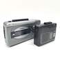 Bundle of 2 Mixed Brands Cassette Tape Recorders image number 1